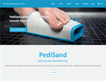 Tablet Screenshot of pedisand.com